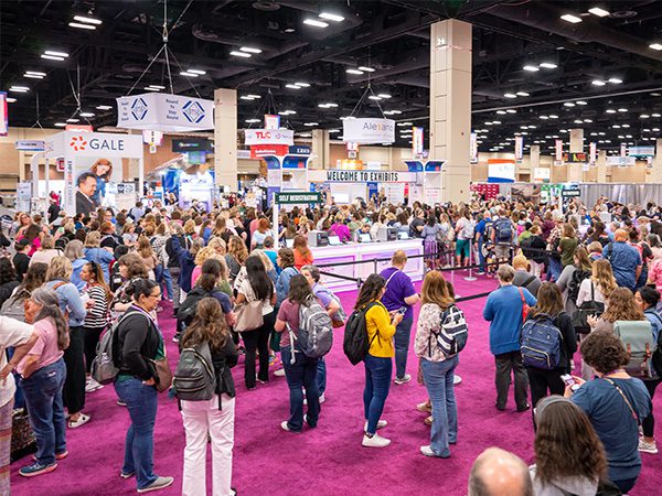 Attendees in TLA Annual Conference Exhibit Hall